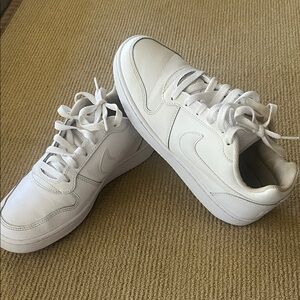 Nike White Leather Sneakers